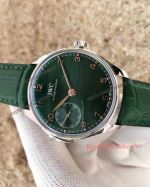 YL Factory Replica Iwc Portuguese Price For Green Dial Mens Limited Edition Watches